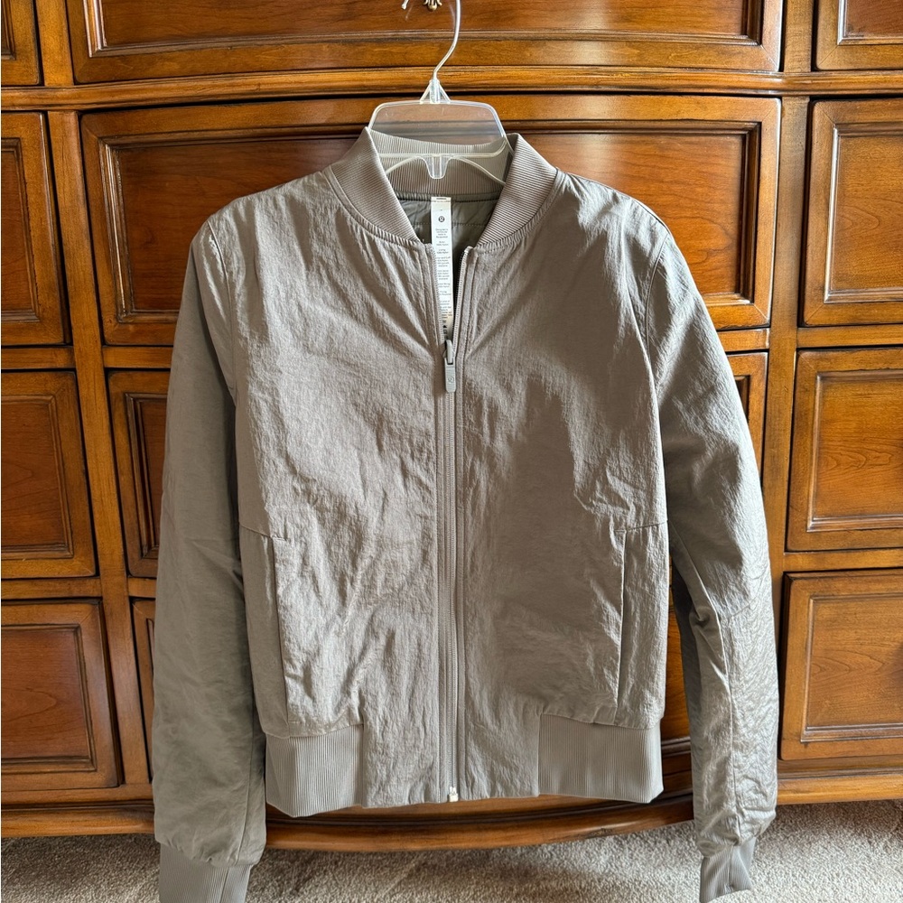 Women’s Gray Bomber Jacket
